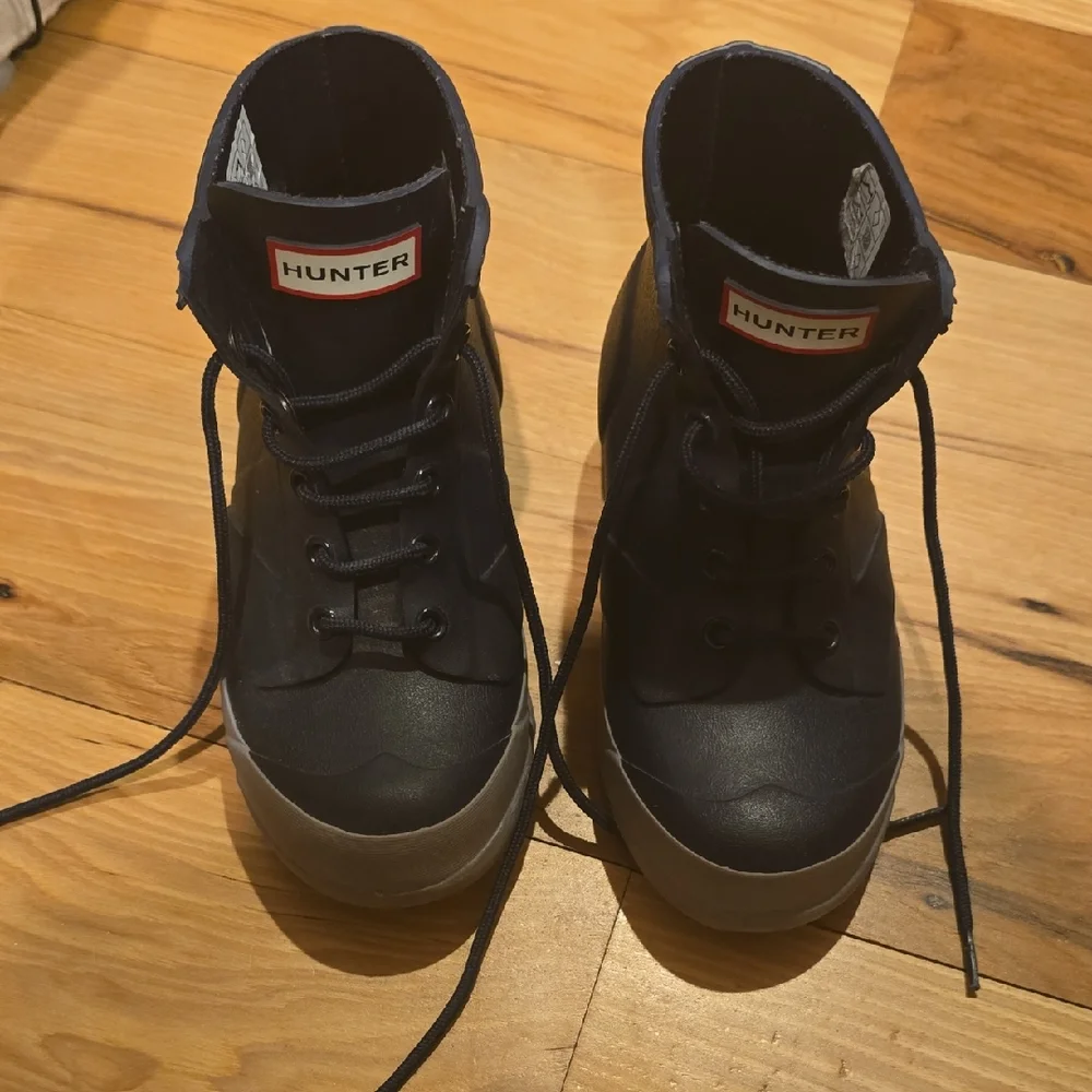 Hunter Kids Black Rain & Snow Boots